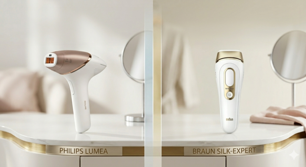 Philips Lumea vs Braun Silk Expert